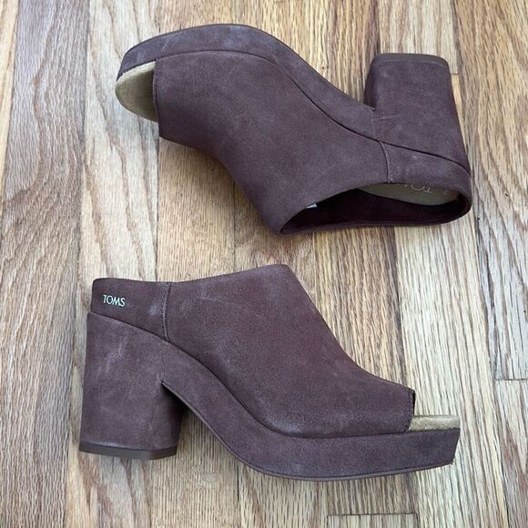 TOMS Florence Block Heel Sandal Women's Size 7.5 - Picture 2 of 11